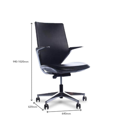 F2 Medium Back Chair (PU)