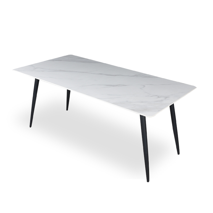 FIANNO II White Ceramic Dining Set