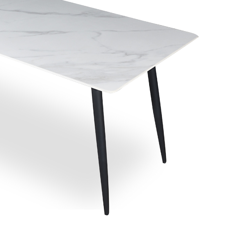 FIANNO II White Ceramic Dining Set