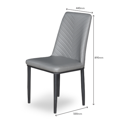 FIANNO II Black Ceramic Dining Set