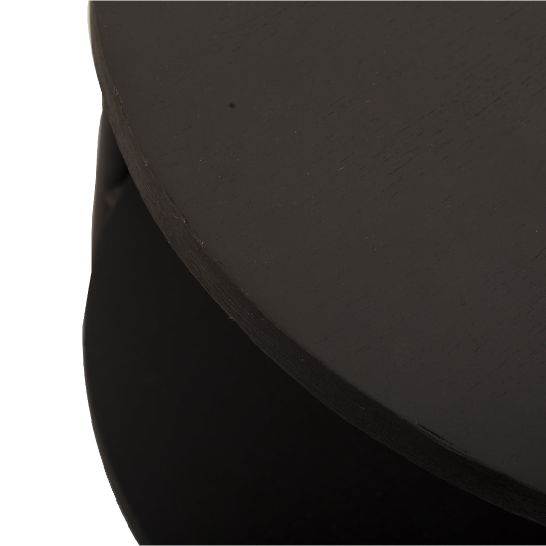 FIGO Side Table Black & Natural