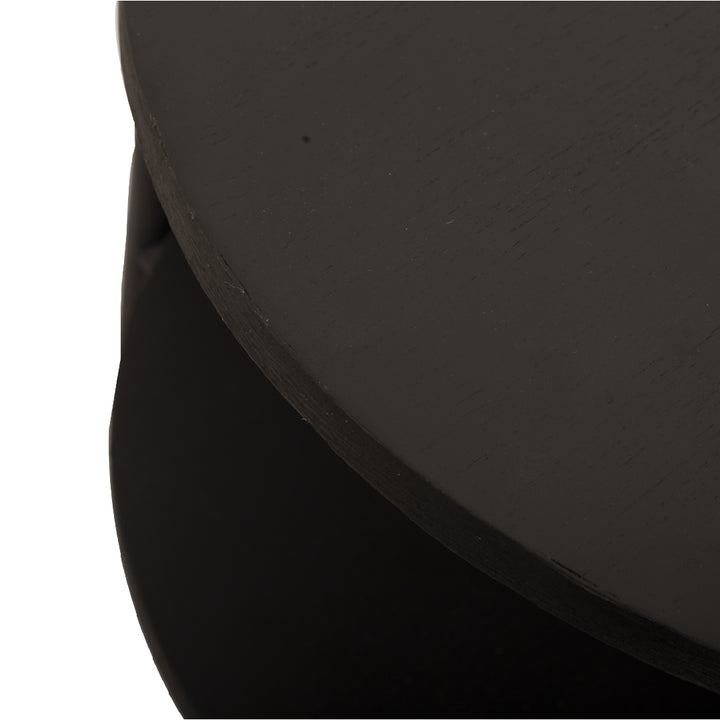 FIGO Side Table Black & Natural