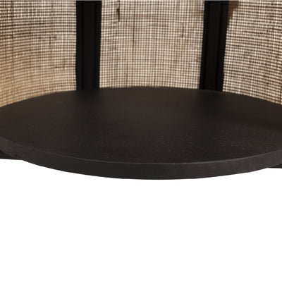 FIGO Side Table Black & Natural