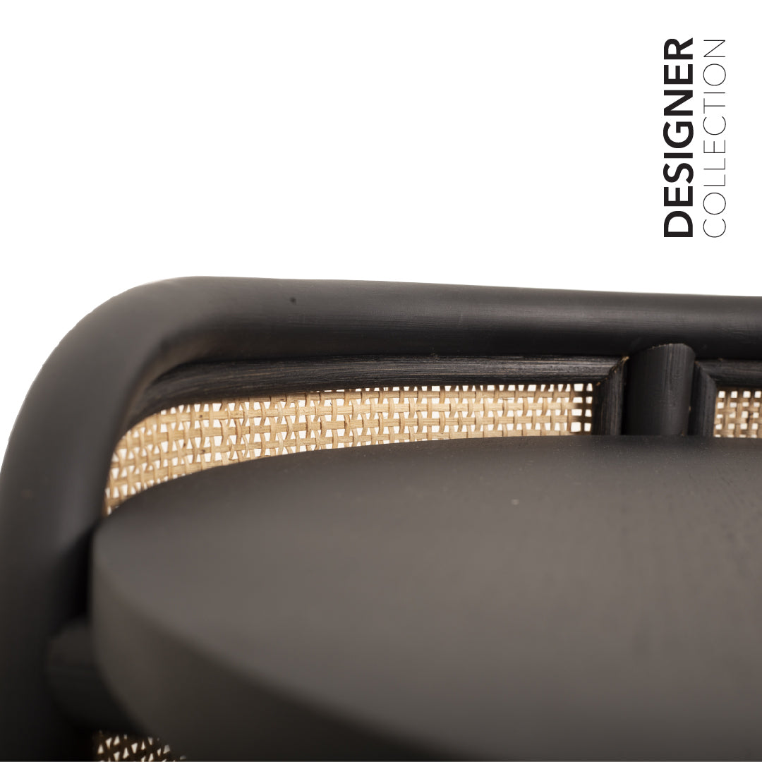 FIGO Side Table Black & Natural