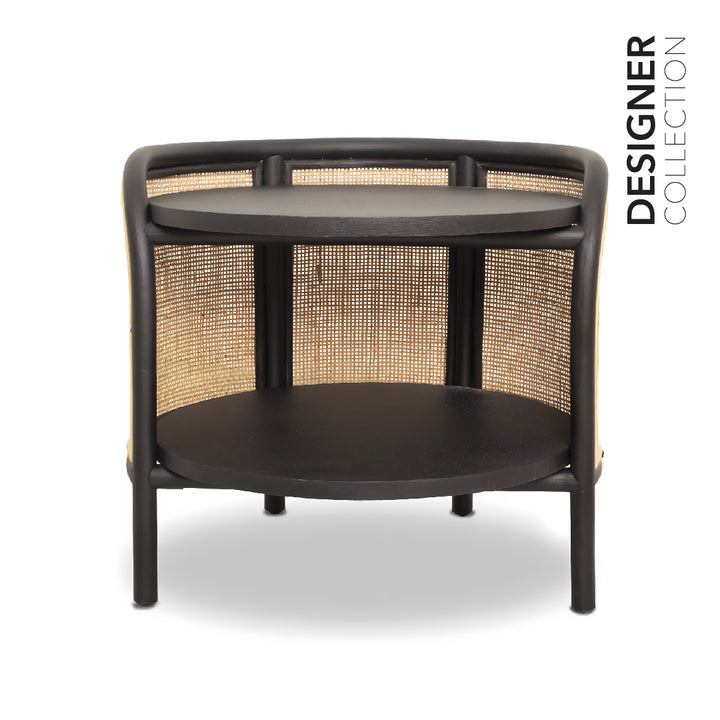 FIGO Side Table Black & Natural