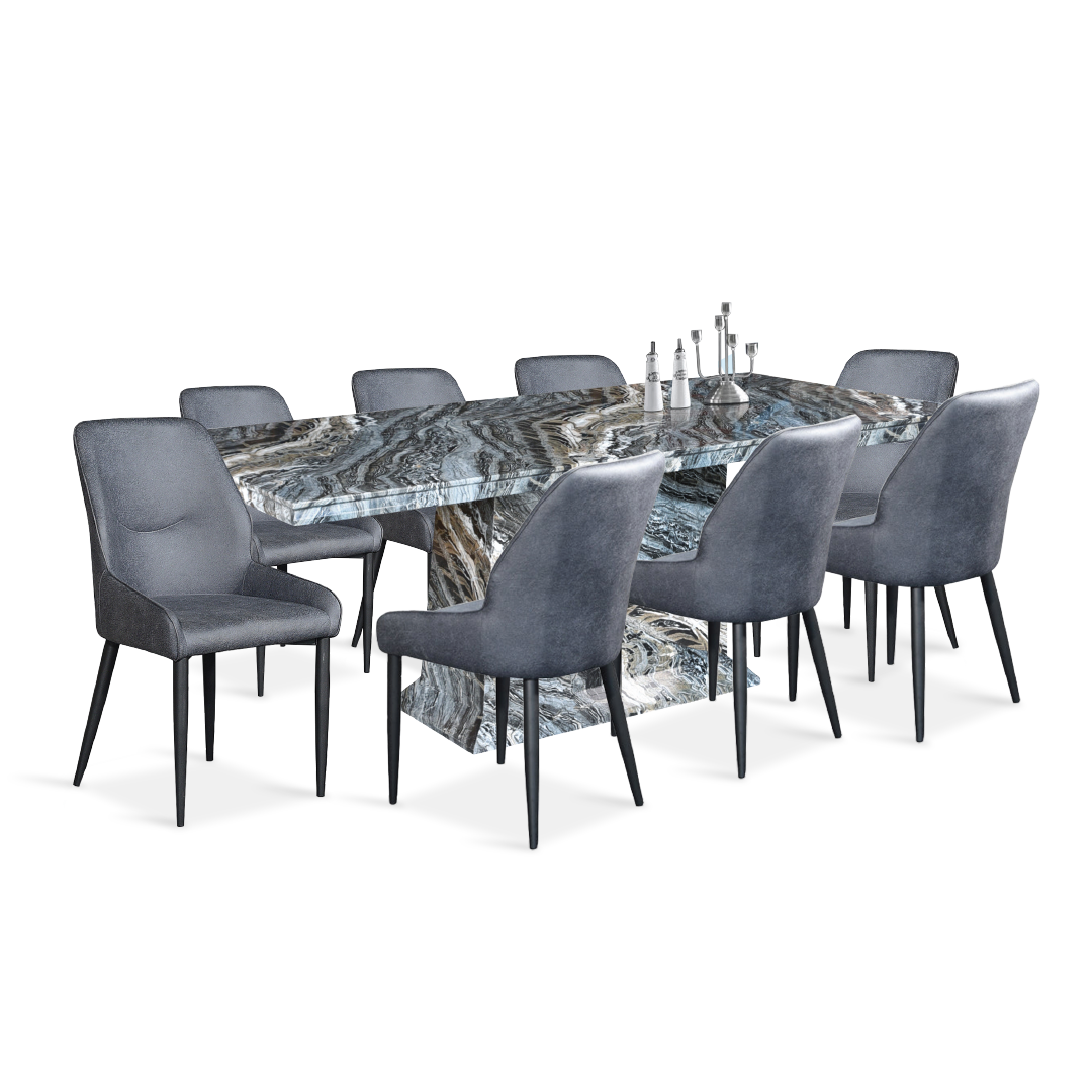 FINOLA Marble Dining Set