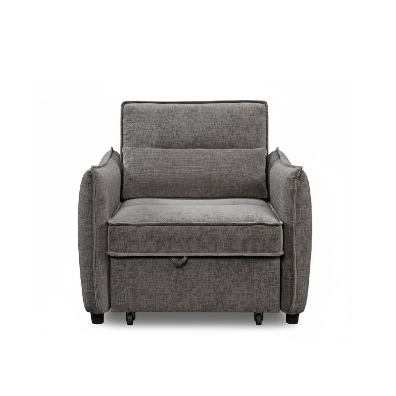 FIORI 1 Seater Sofa Bed Dark Grey
