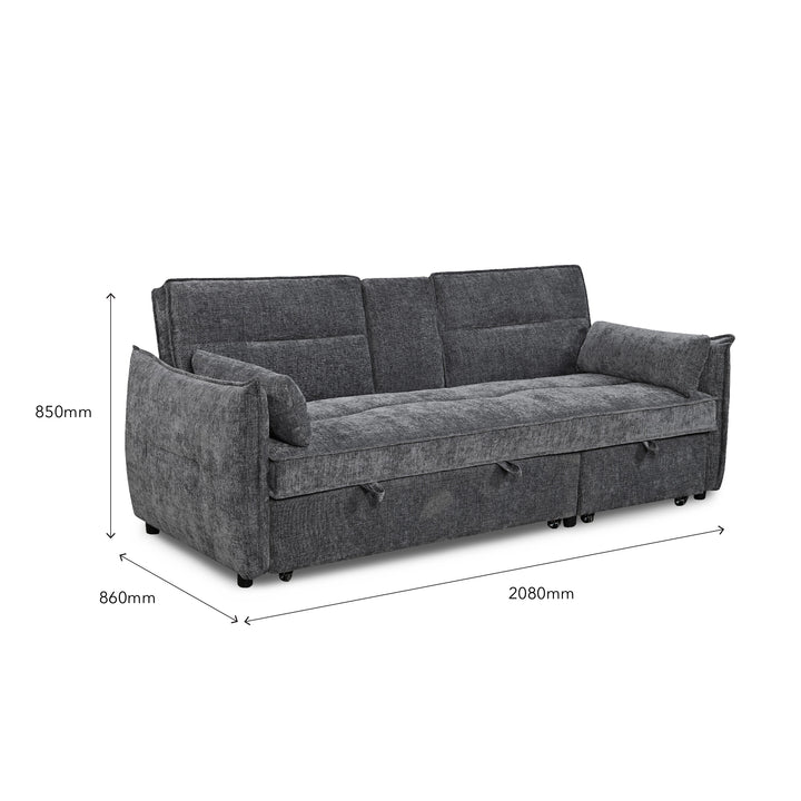 FIORI Sofa Bed Dark Grey