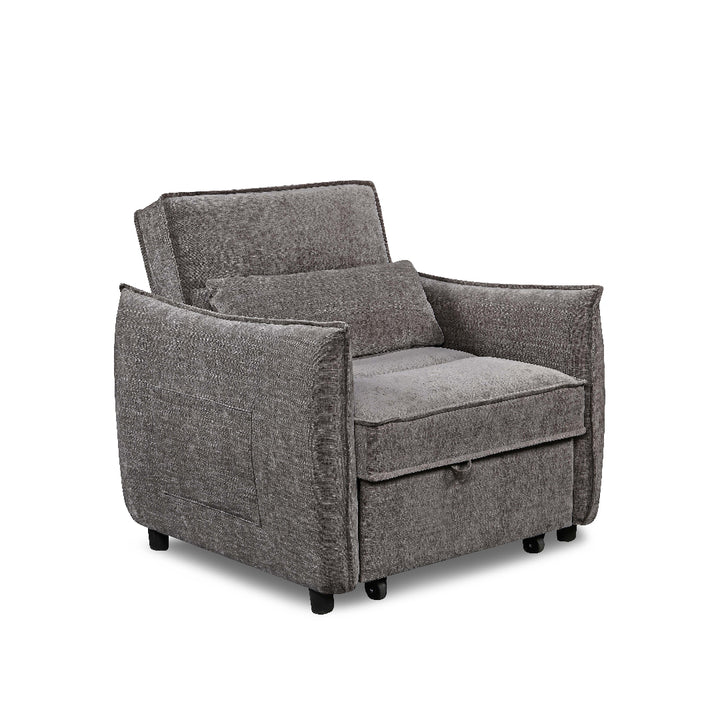 FIORI 1 Seater Sofa Bed Dark Grey