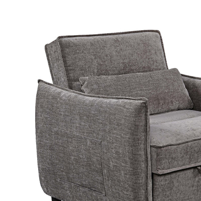 FIORI 1 Seater Sofa Bed Dark Grey