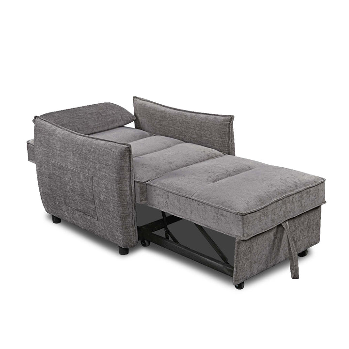 FIORI 1 Seater Sofa Bed Dark Grey