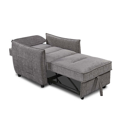 FIORI 1 Seater Sofa Bed Dark Grey