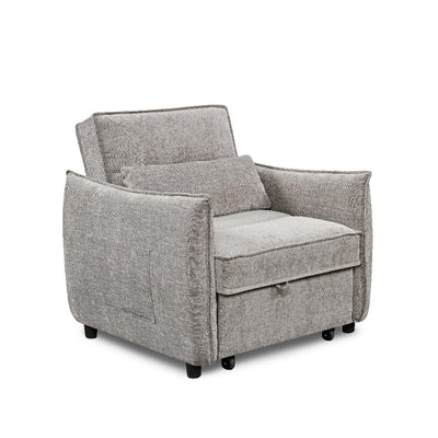 FIORI 1 Seater Sofa Bed Light Grey