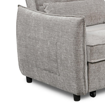 FIORI 1 Seater Sofa Bed Light Grey