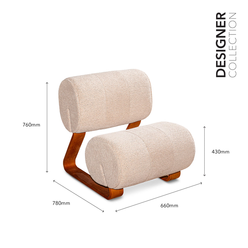 FLORENCIA 1 Seater Designer Sofa