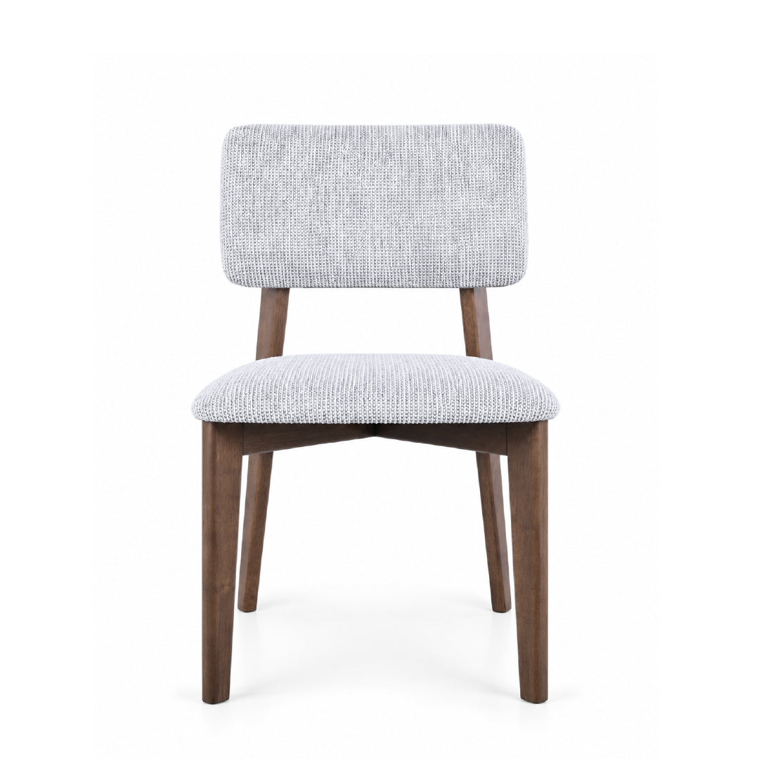 FINNLEY Wood Dining Set Light Grey