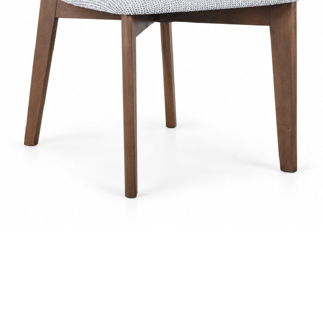 FINNLEY Wood Dining Set Light Grey