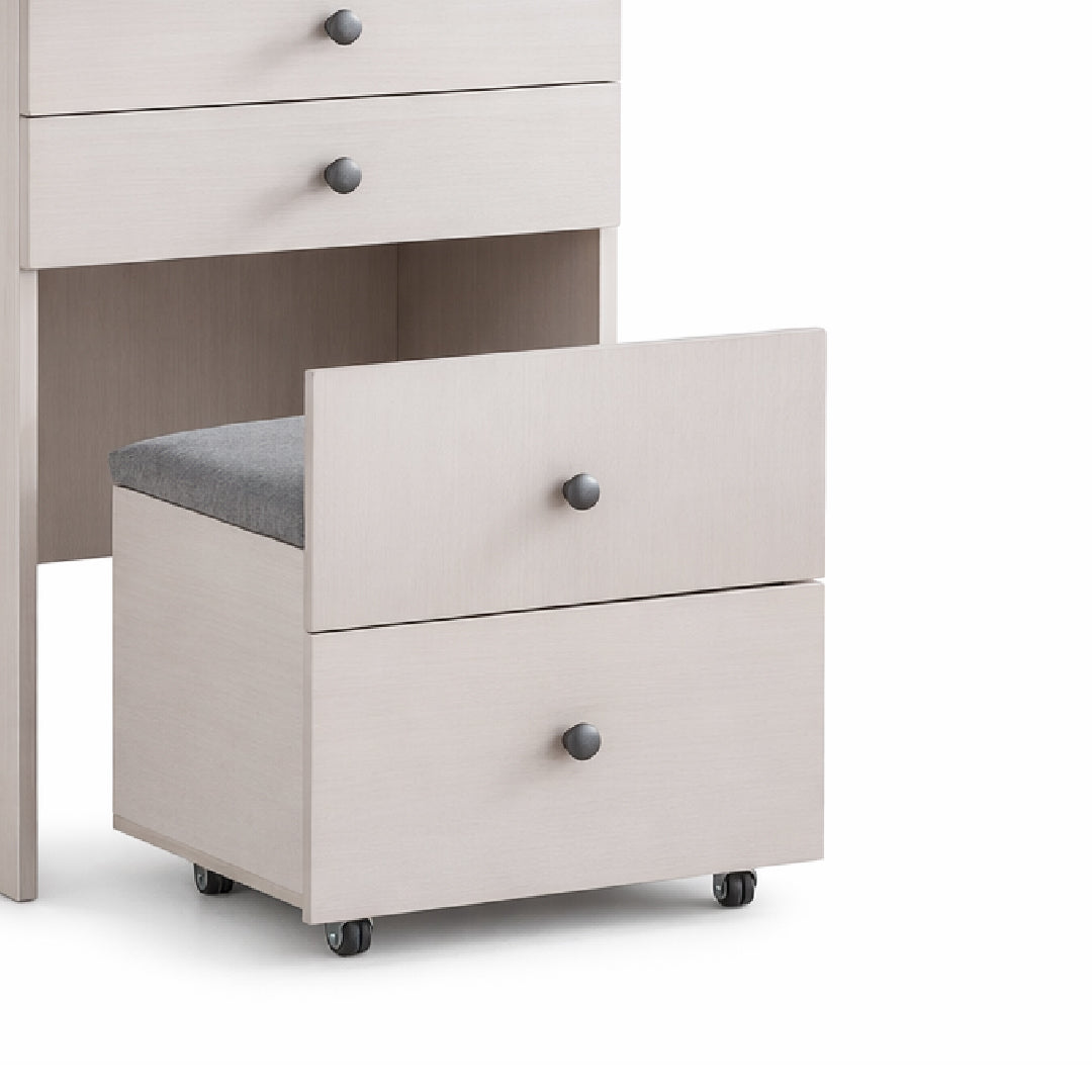 FREYA LED Dressing Table with Drawer Chair