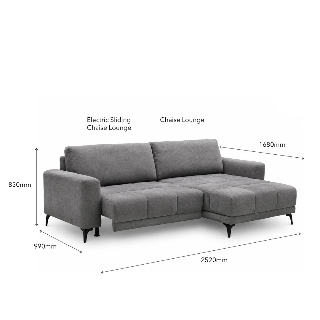FYN L-Shape Power Slide Out Sofa