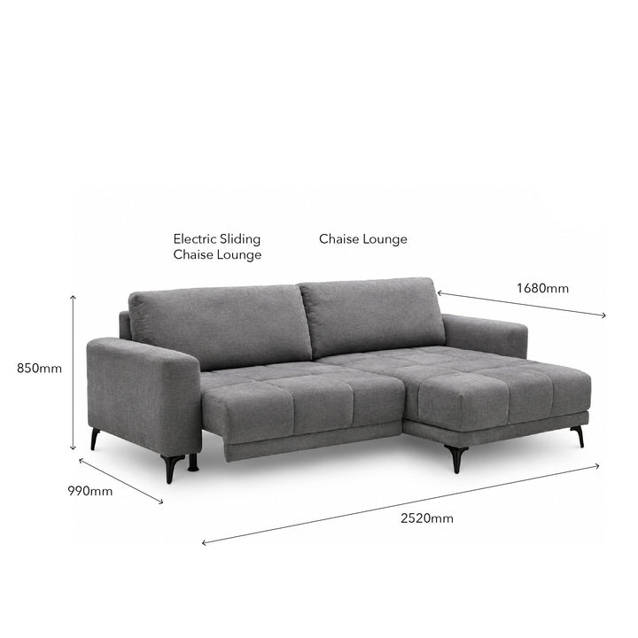 FYN L-Shape Power Slide Out Sofa