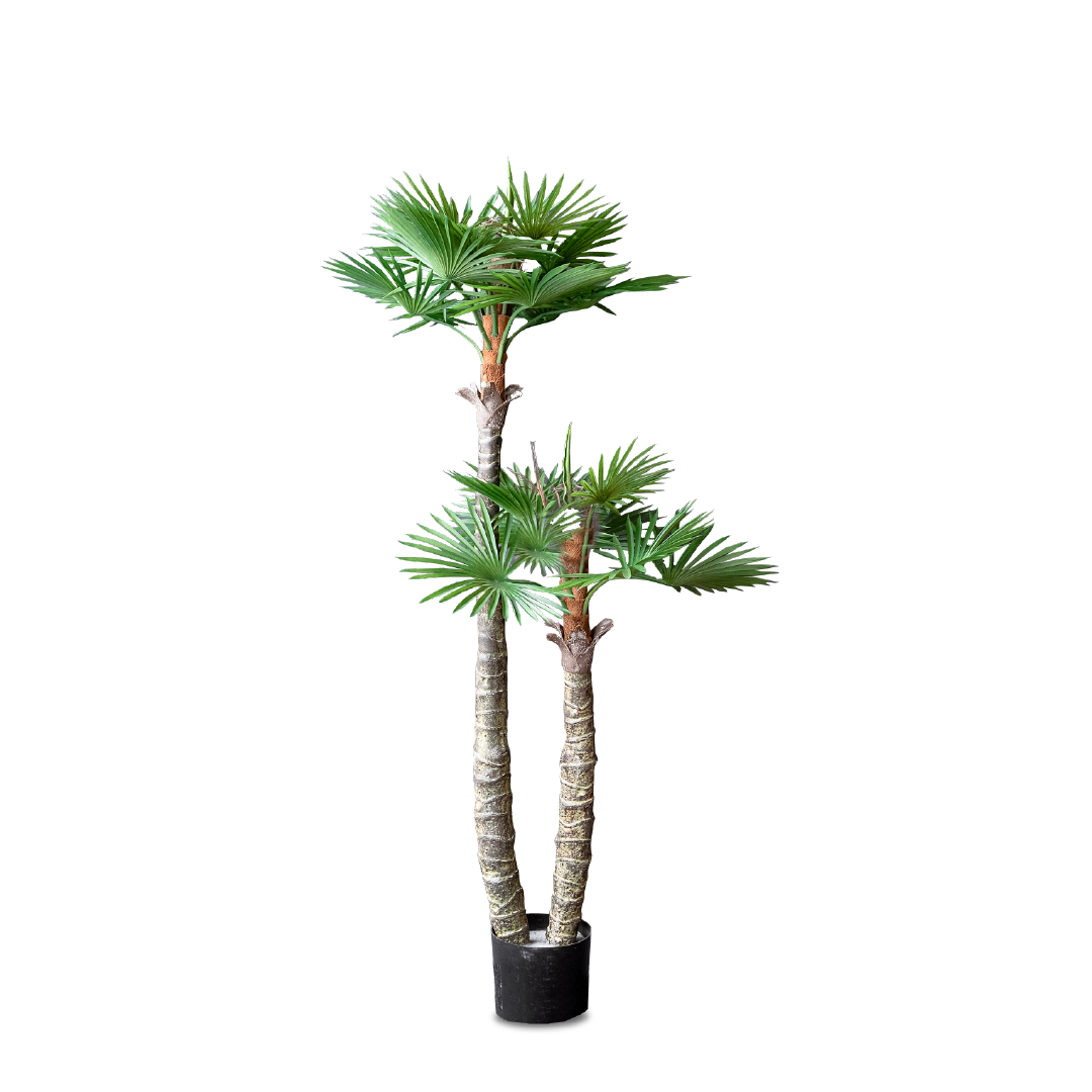 FAUX Fan Palm Tree