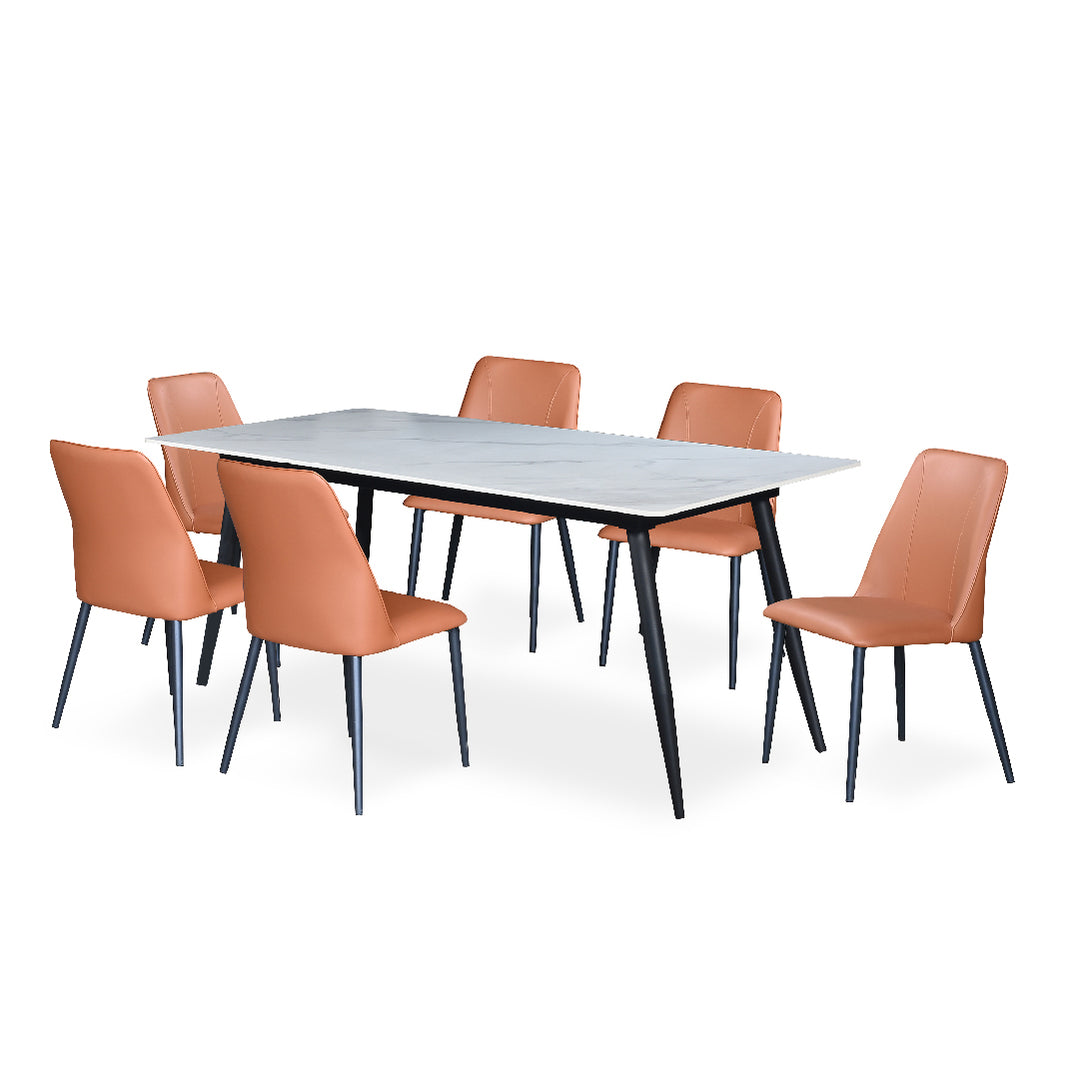 FIANNO III Ceramic Dining Table Set