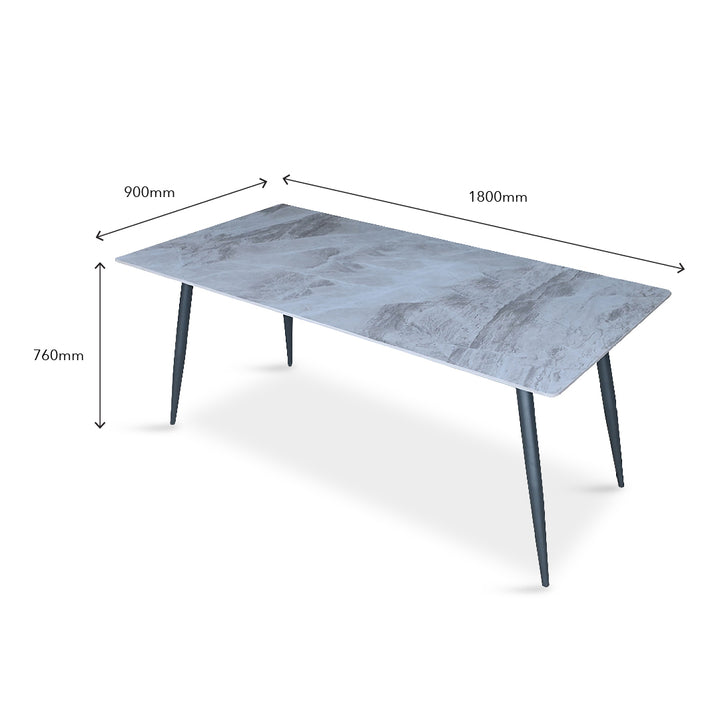 FIANNO IV Ceramic Dining Table Set