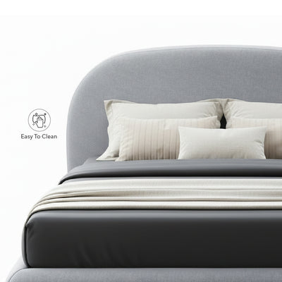 FILEY Bed Light Grey