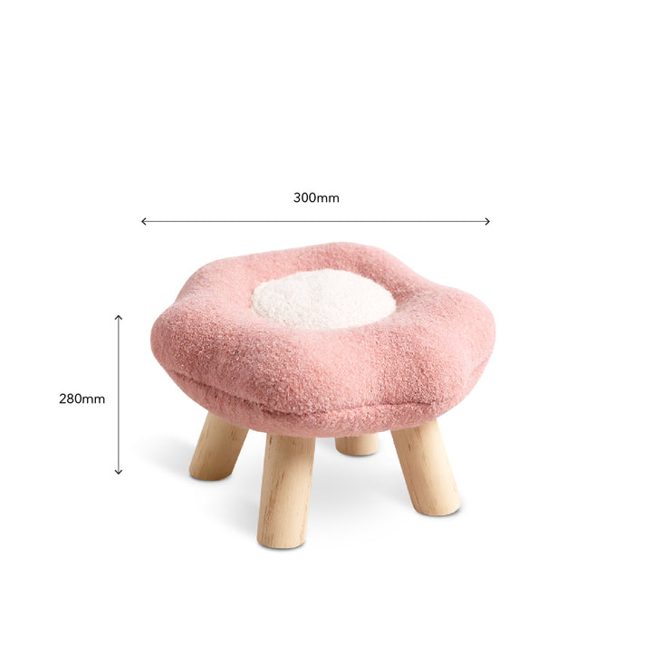 FLOWER Stool Pink