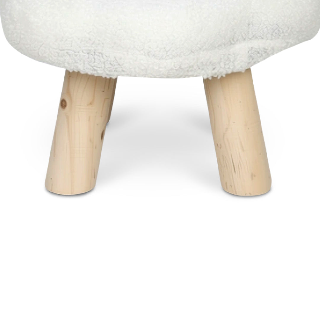 FLOWER Stool White