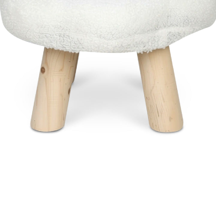FLOWER Stool White