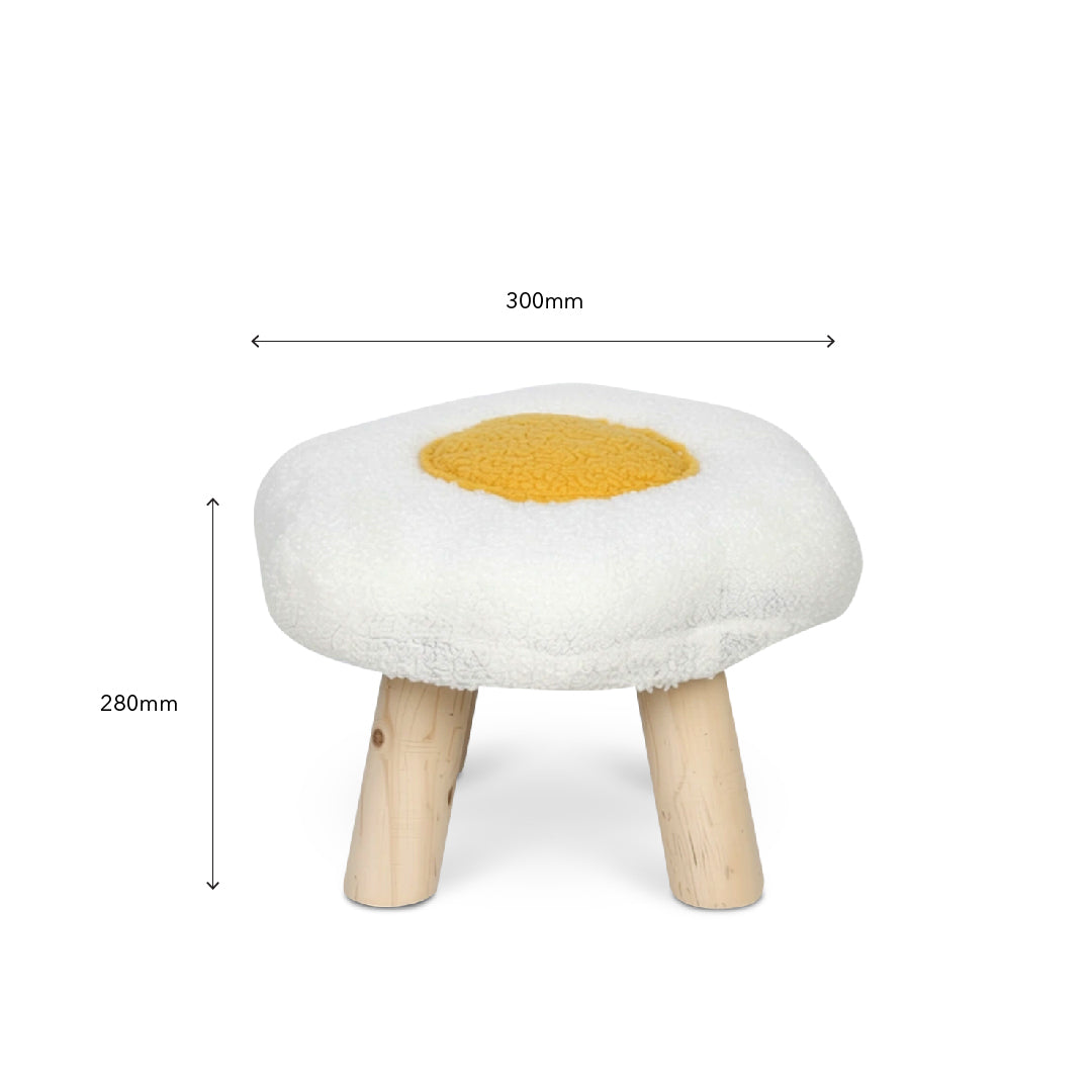 FLOWER Stool White