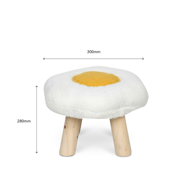 FLOWER Stool White
