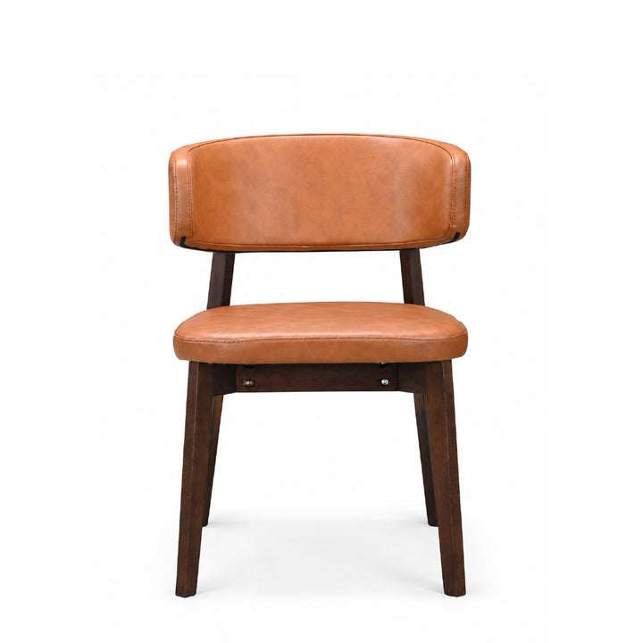 FINNICK Wood Dining Set Light Brown