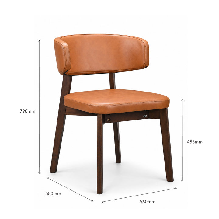 FOXY Dining Chair Light Brown
