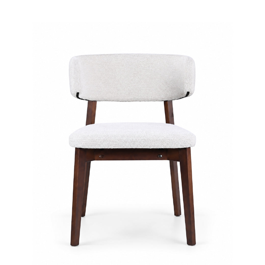 FINNICK Wood Dining Set Light Beige