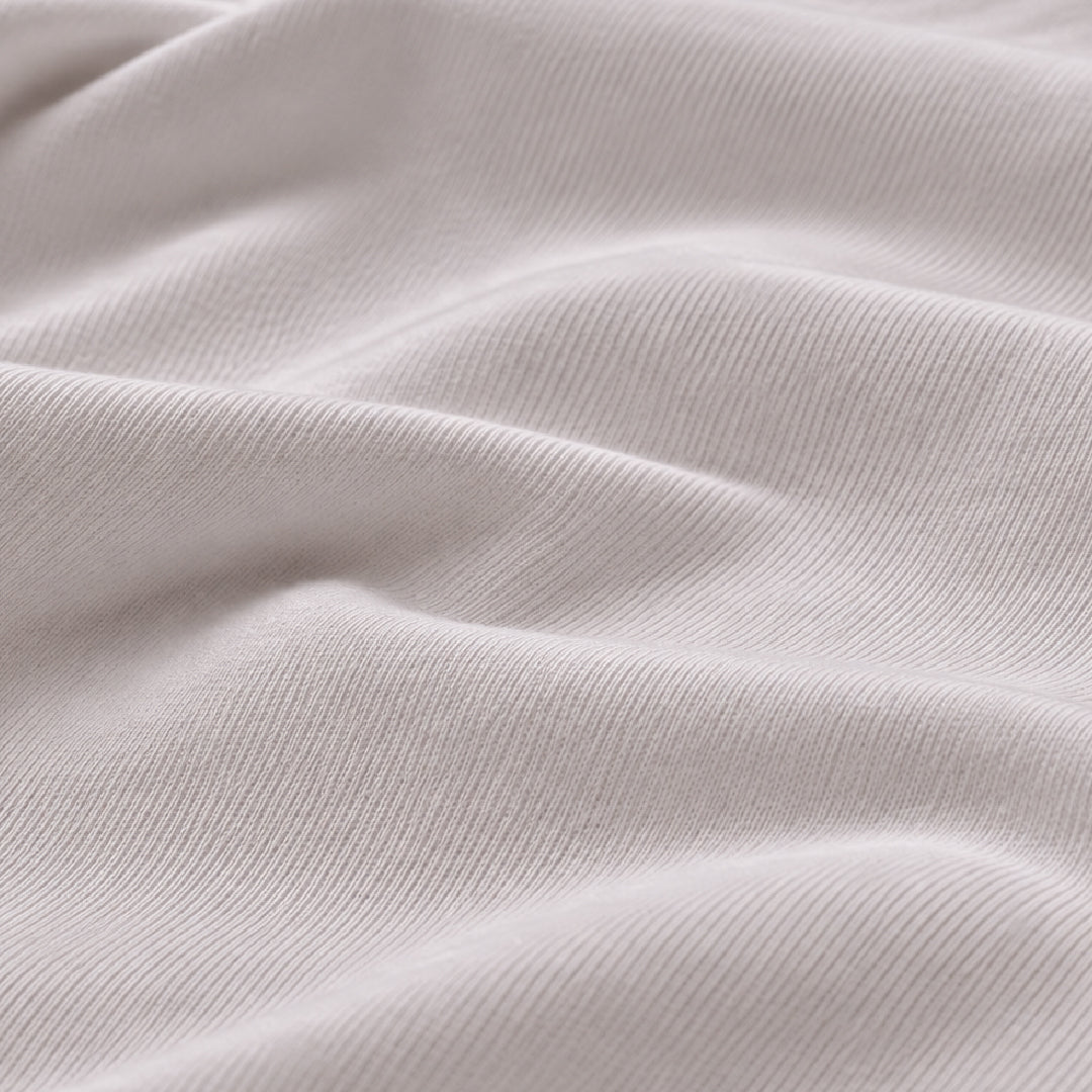 FUNBIES Cottia Cotton Fitted Sheet Light Grey