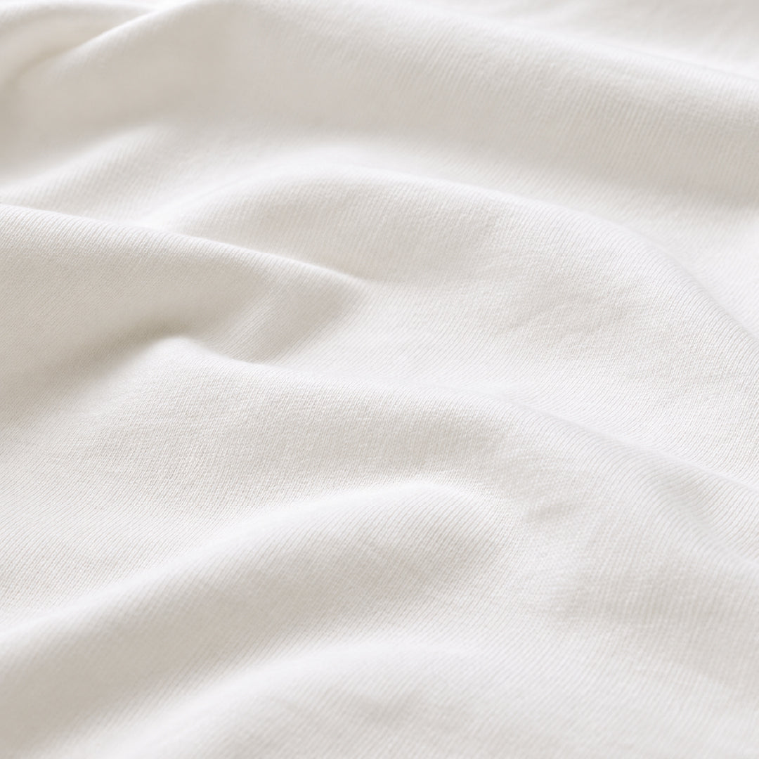 FUNBIES Cottia Cotton Fitted Sheet Cream White