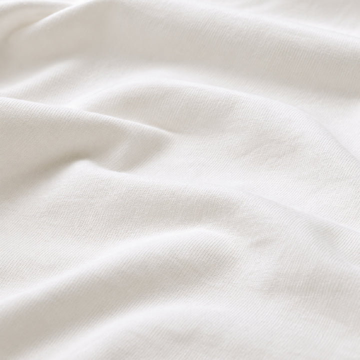 FUNBIES Cottia Cotton Fitted Sheet Cream White