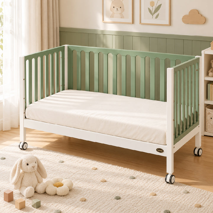 FUNBIES Cottia Cotton Fitted Sheet Cream White