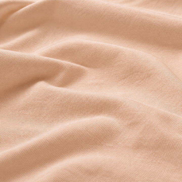 FUNBIES Cottia Cotton Fitted Sheet Light Brown