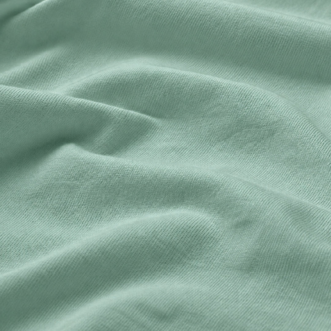 FUNBIES Cottia Cotton Fitted Sheet Ash Green