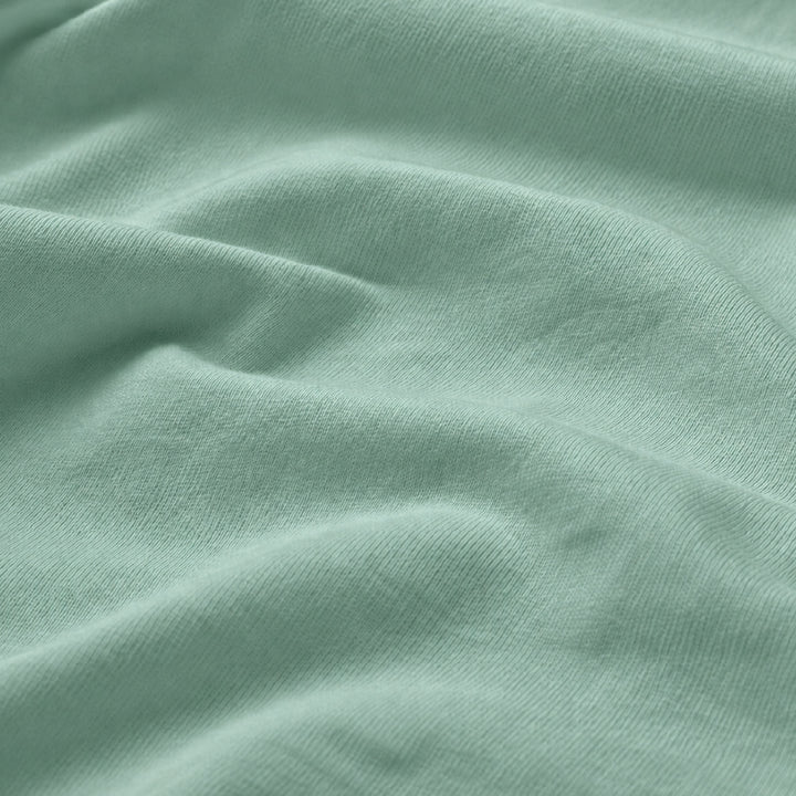 FUNBIES Cottia Cotton Fitted Sheet Ash Green
