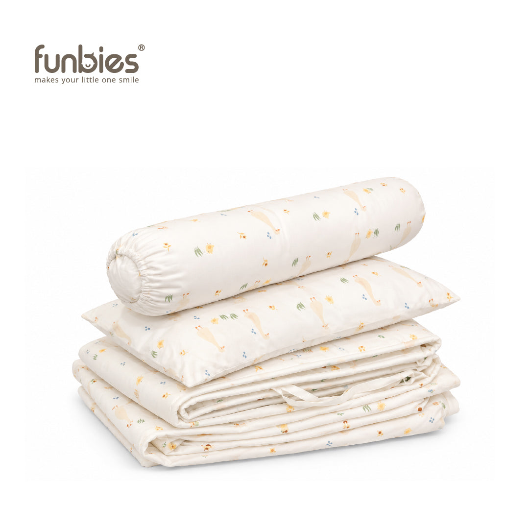 FUNBIES Feathered Friends 8 in 1 Bedding Set