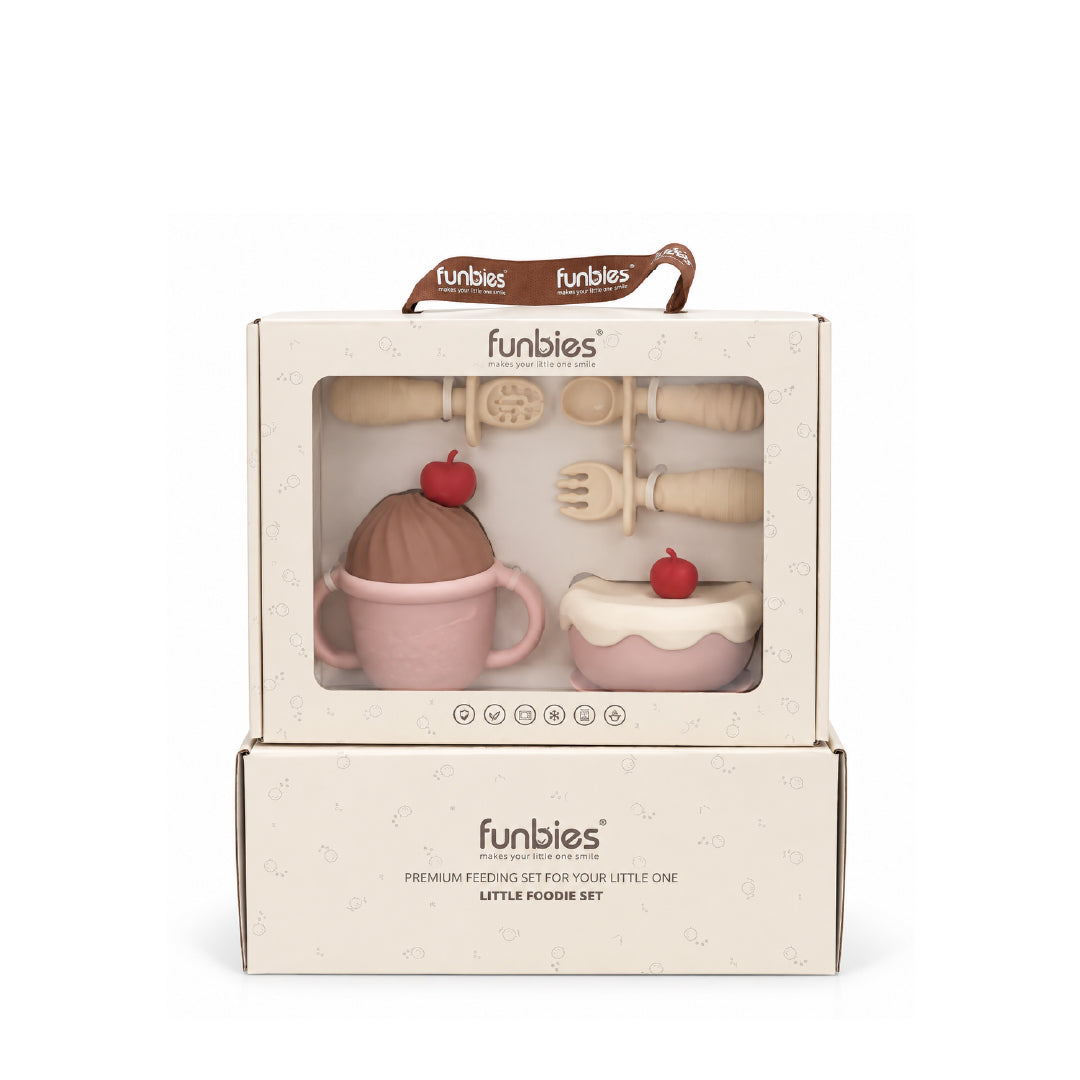 FUNBIES Cherry Bendable Food Set Light Pink