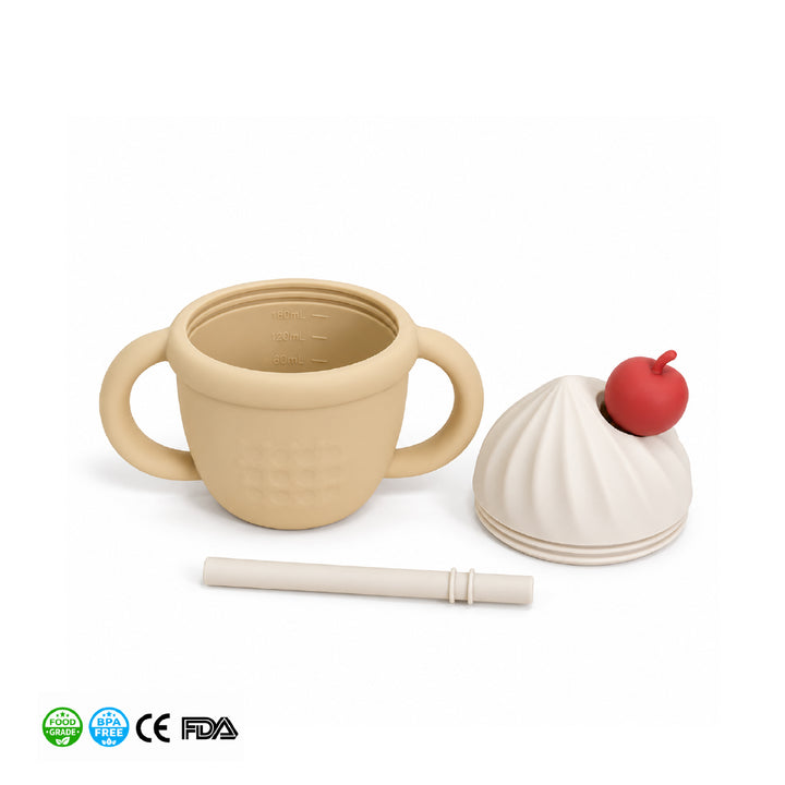 FUNBIES Cherry Bendable Food Set Light Yellow