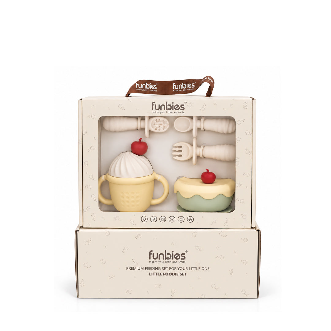 FUNBIES Cherry Bendable Food Set Light Yellow