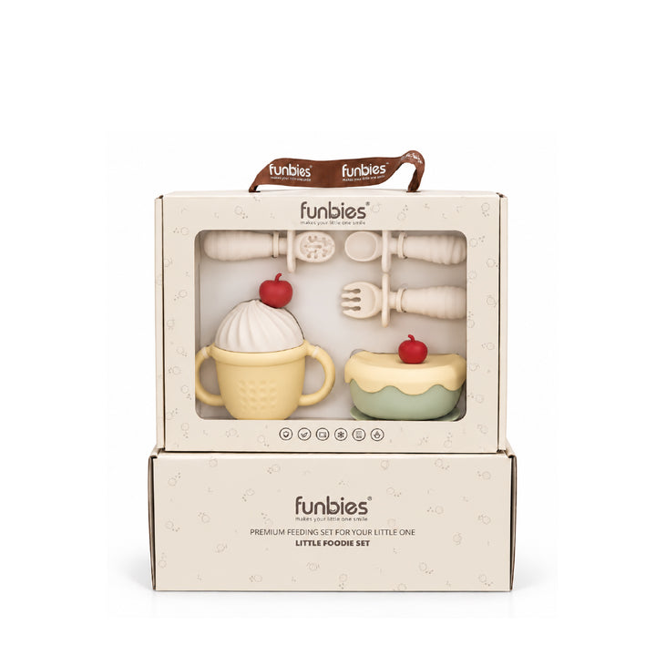 FUNBIES Cherry Bendable Food Set Light Yellow