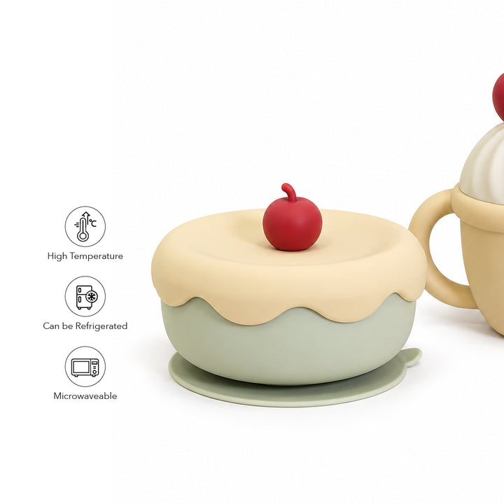 FUNBIES Cherry Bendable Food Set Light Yellow