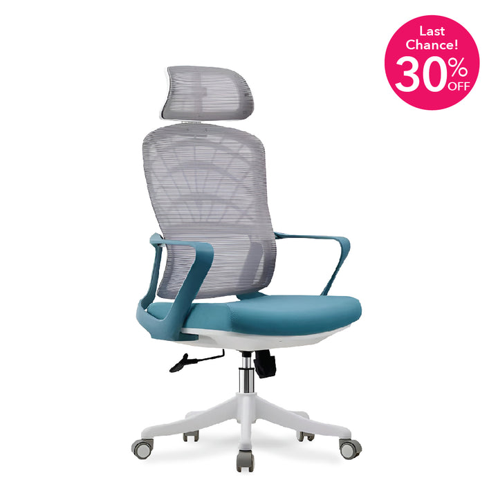 GEERTA Executive High Back Chair Blue